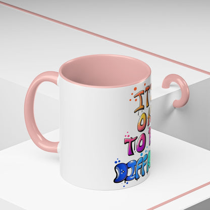 Accent Coffee Mug-Doodle It's OK