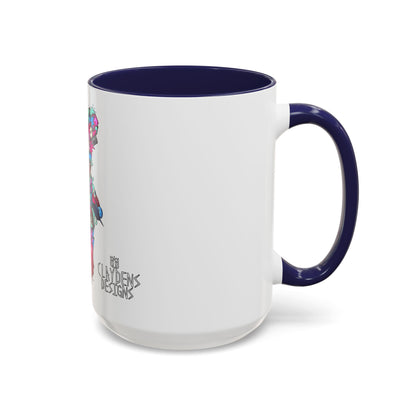 Accent Coffee Mug-Doodle Teddy
