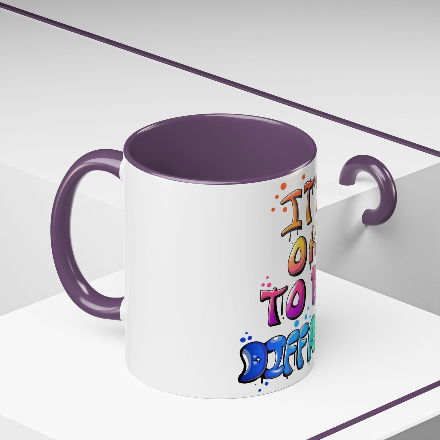 Accent Coffee Mug-Doodle It's OK