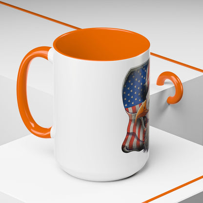 Accent Coffee Mug-American Flag