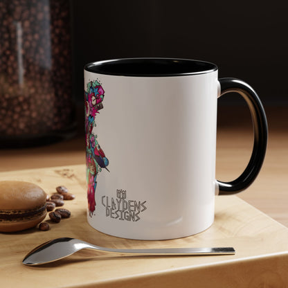 Accent Coffee Mug-Doodle Teddy