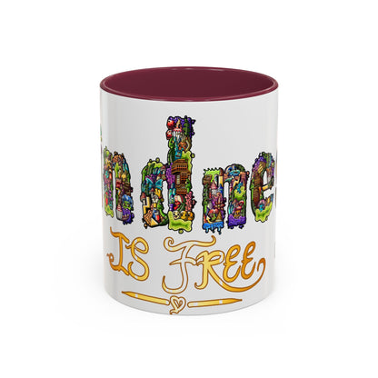 Kindness is Free Colorful Mugs (11oz, 15oz)