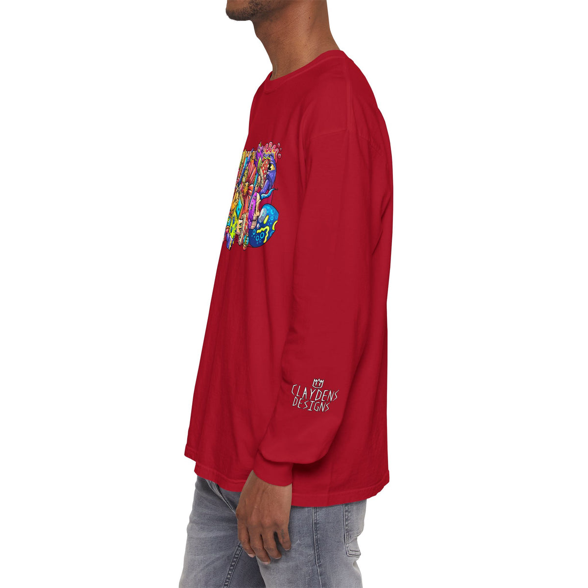 Unisex Garment-dyed Long Sleeve T-Shirt