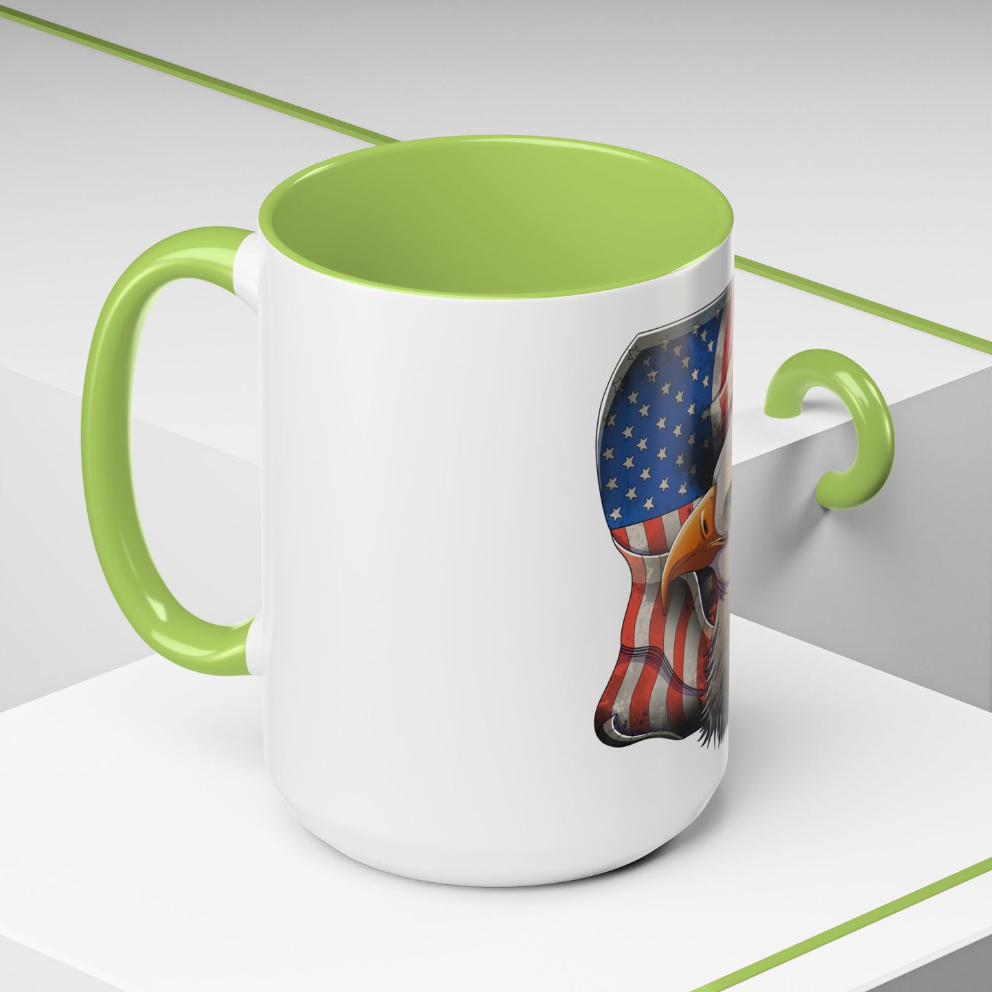 Accent Coffee Mug-American Flag