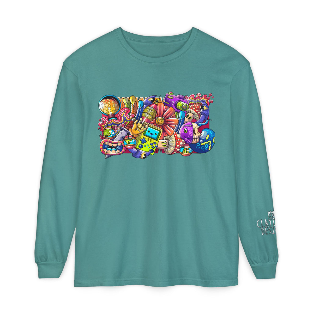 Unisex Garment-dyed Long Sleeve T-Shirt