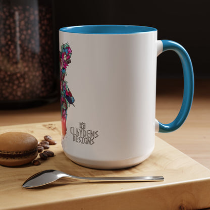 Accent Coffee Mug-Doodle Teddy