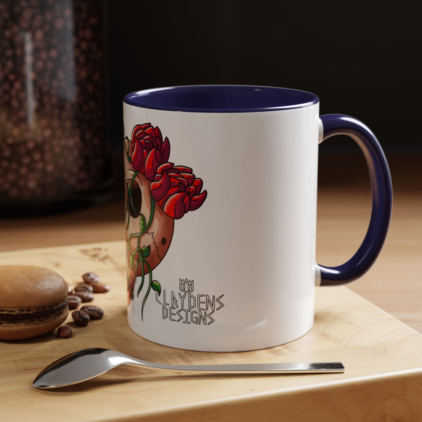 Accent Coffee Mug-Skull design