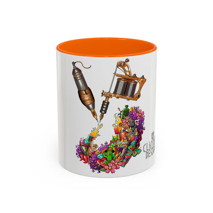 Accent Coffee Mug-Doodle Tattoo