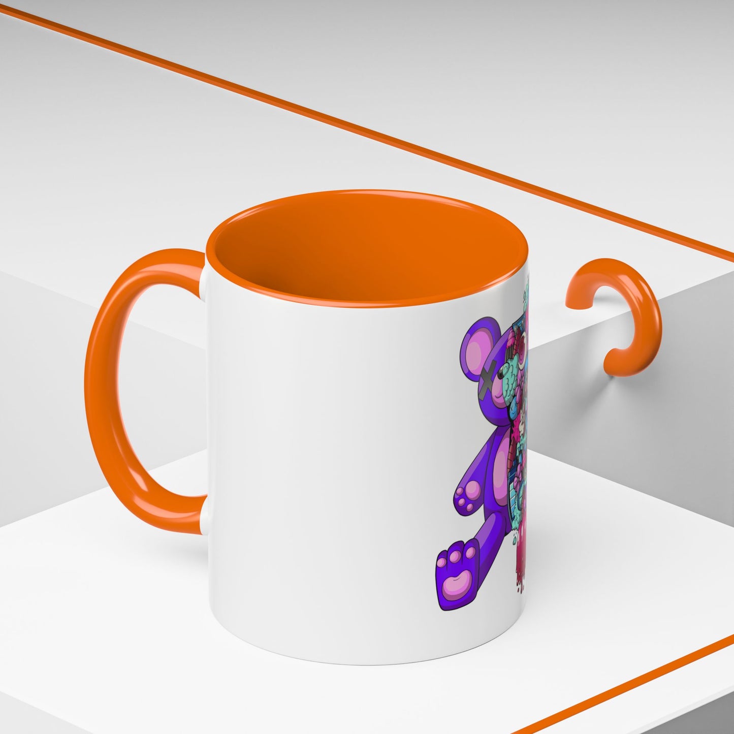 Accent Coffee Mug-Doodle Teddy