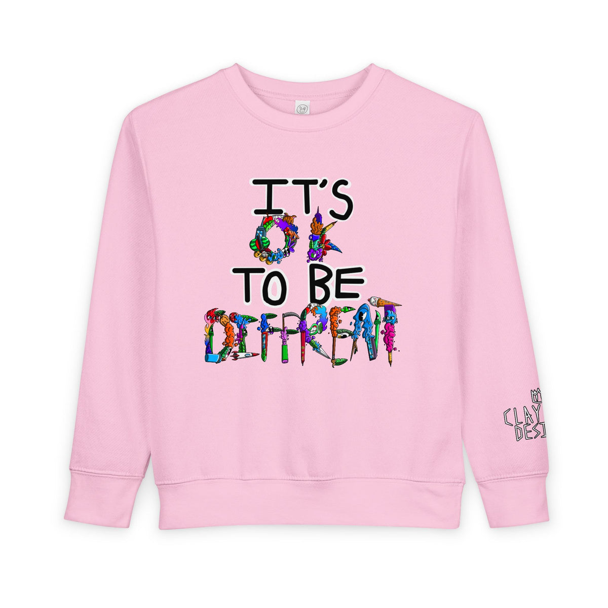 Toddler Sweatshirt-It's OK to be Different