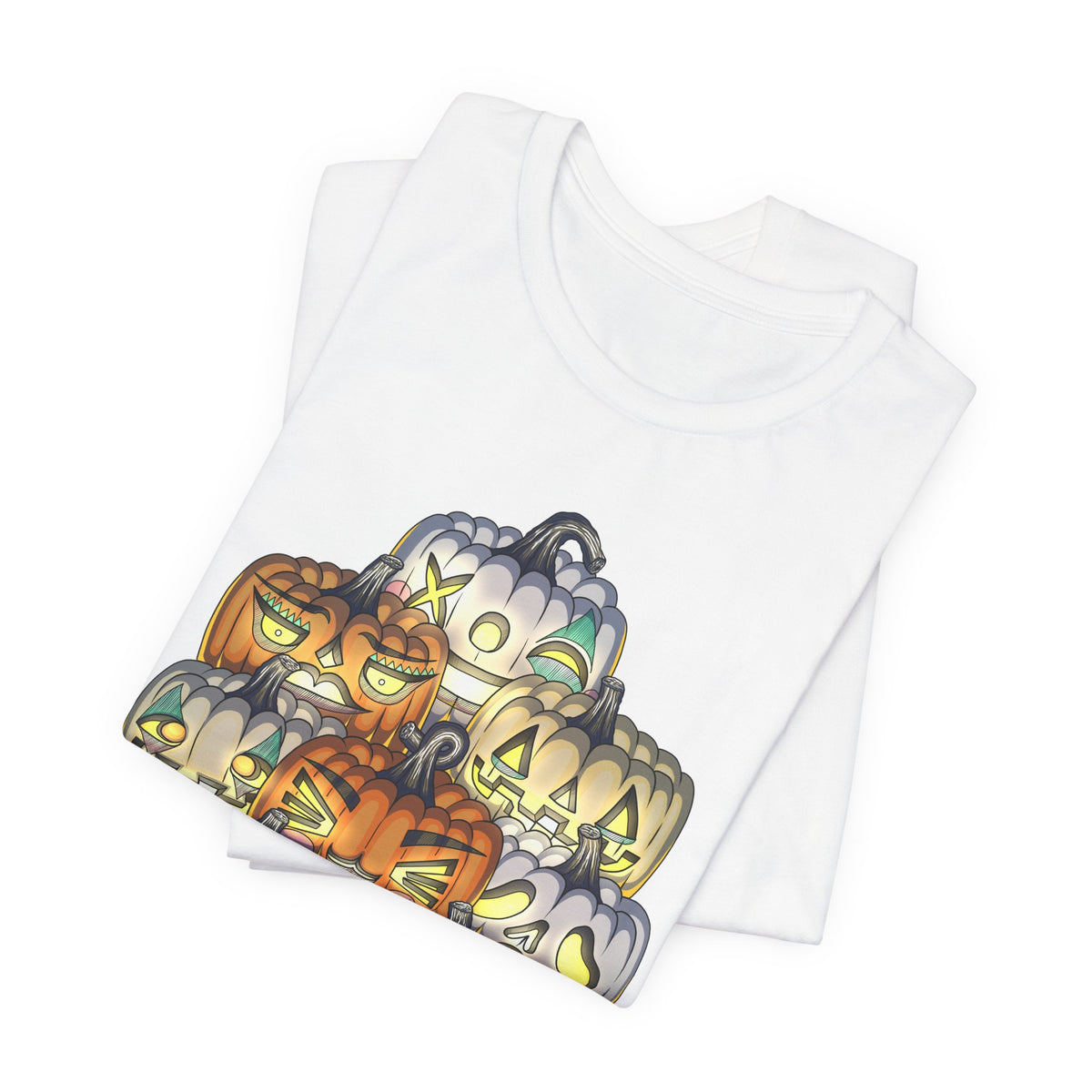 Halloween Pumpkin Unisex Jersey Short Sleeve Tee