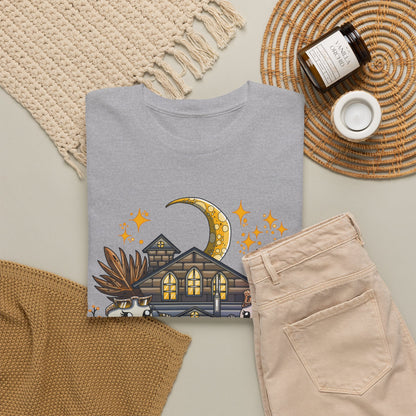 Adult Halloween Pumpkin Unisex Heavy Cotton Tee