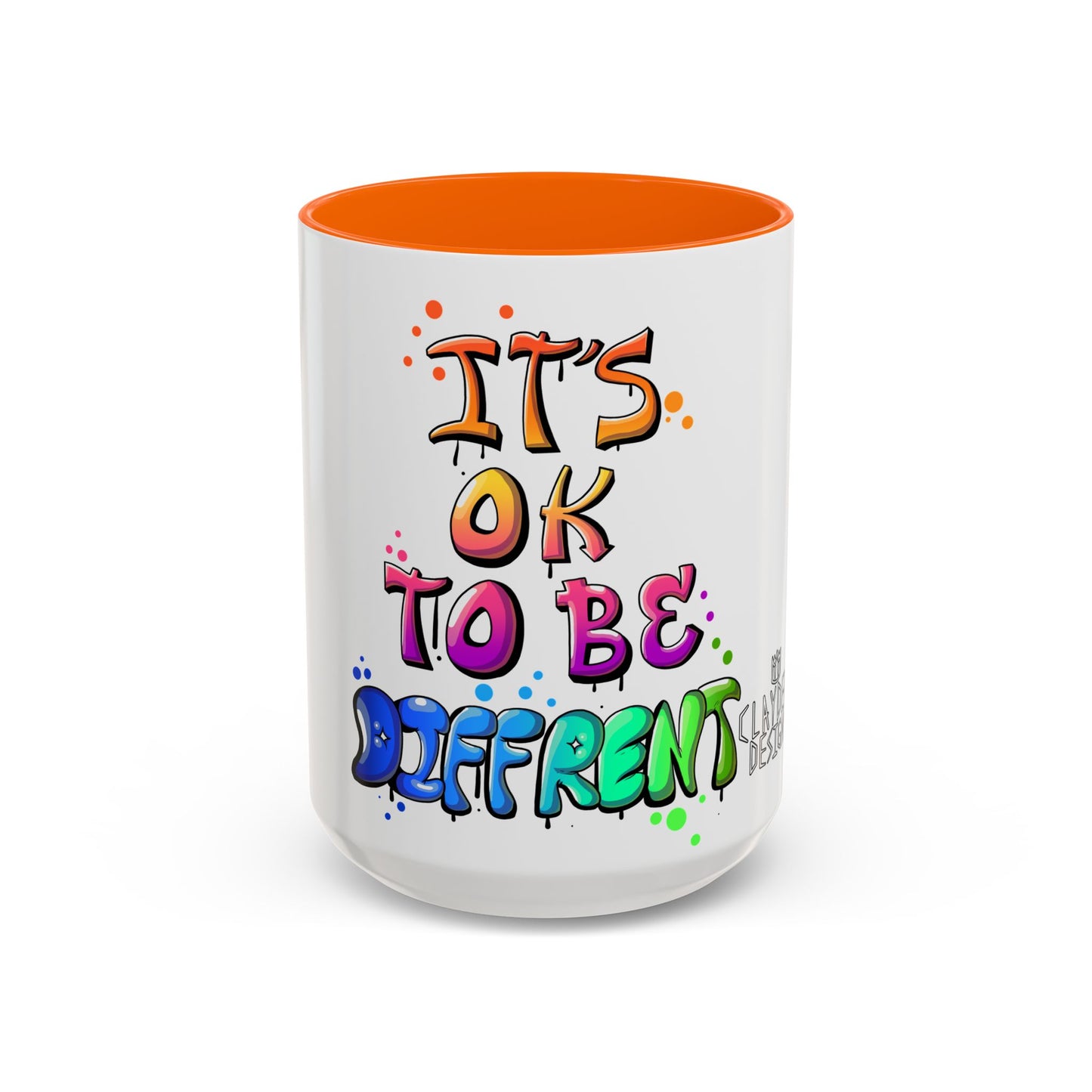 Accent Coffee Mug-Doodle It's OK