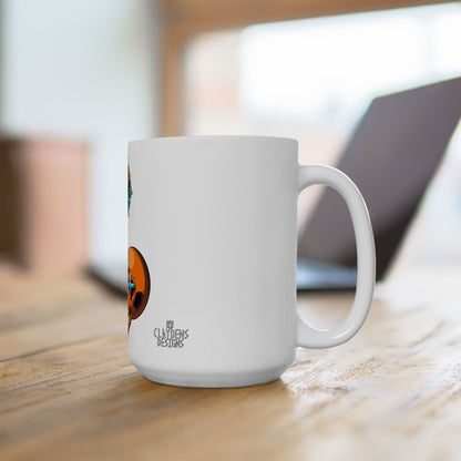 Ceramic Mug, (15oz)