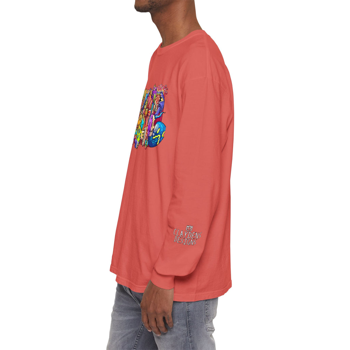 Unisex Garment-dyed Long Sleeve T-Shirt