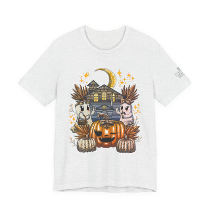 Halloween Pumpkin Unisex Jersey Short Sleeve Tee