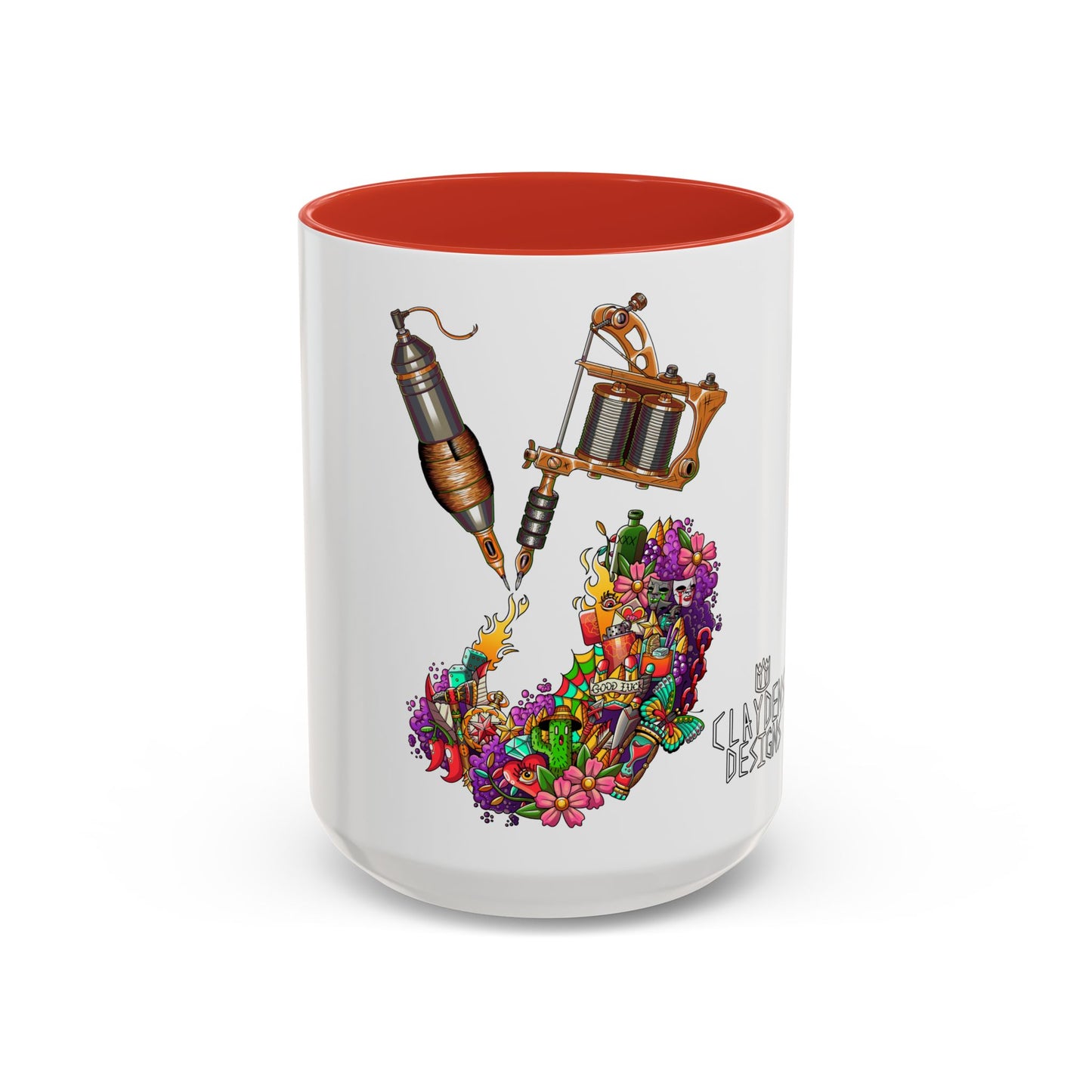 Accent Coffee Mug-Doodle Tattoo