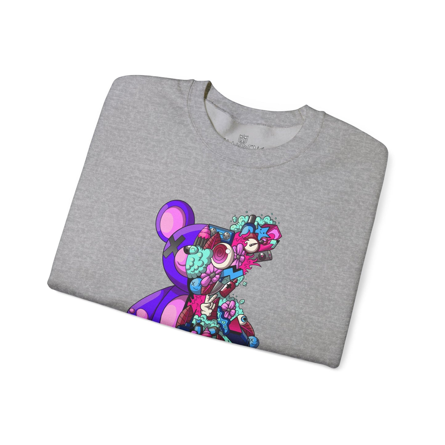 Unisex Heavy Blend™ Crewneck Sweatshirt-Doodle Teddie
