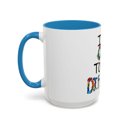 Accent Coffee Mug-Doodle It's OK to be Different
