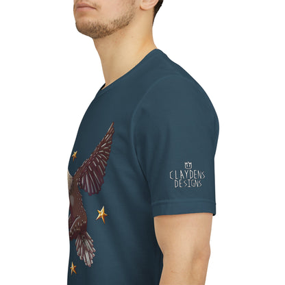 Unisex Jersey Short Sleeve Tee- Eagle