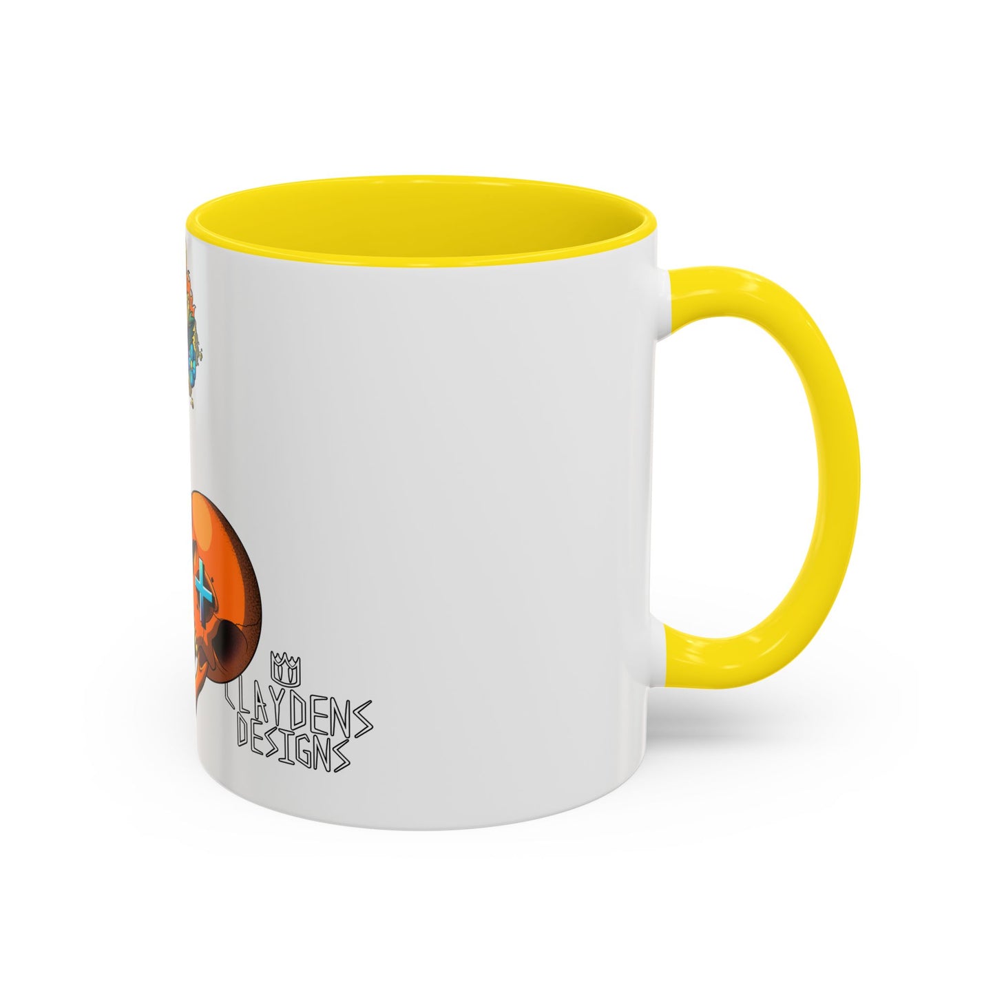 Accent Coffee Mug-Doodle Skull