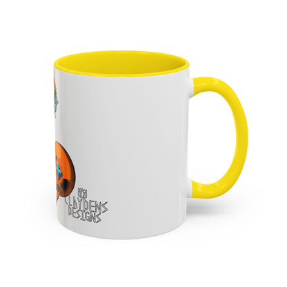 Accent Coffee Mug-Doodle Skull