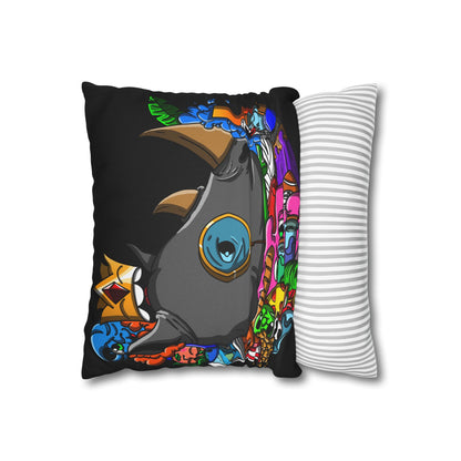 Spun Polyester Square Pillowcase