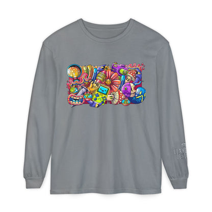 Unisex Garment-dyed Long Sleeve T-Shirt