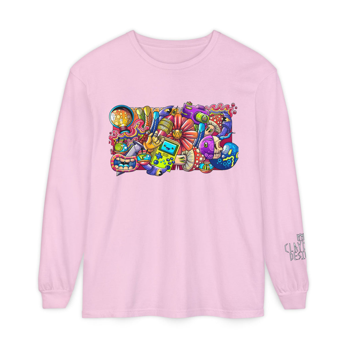 Unisex Garment-dyed Long Sleeve T-Shirt