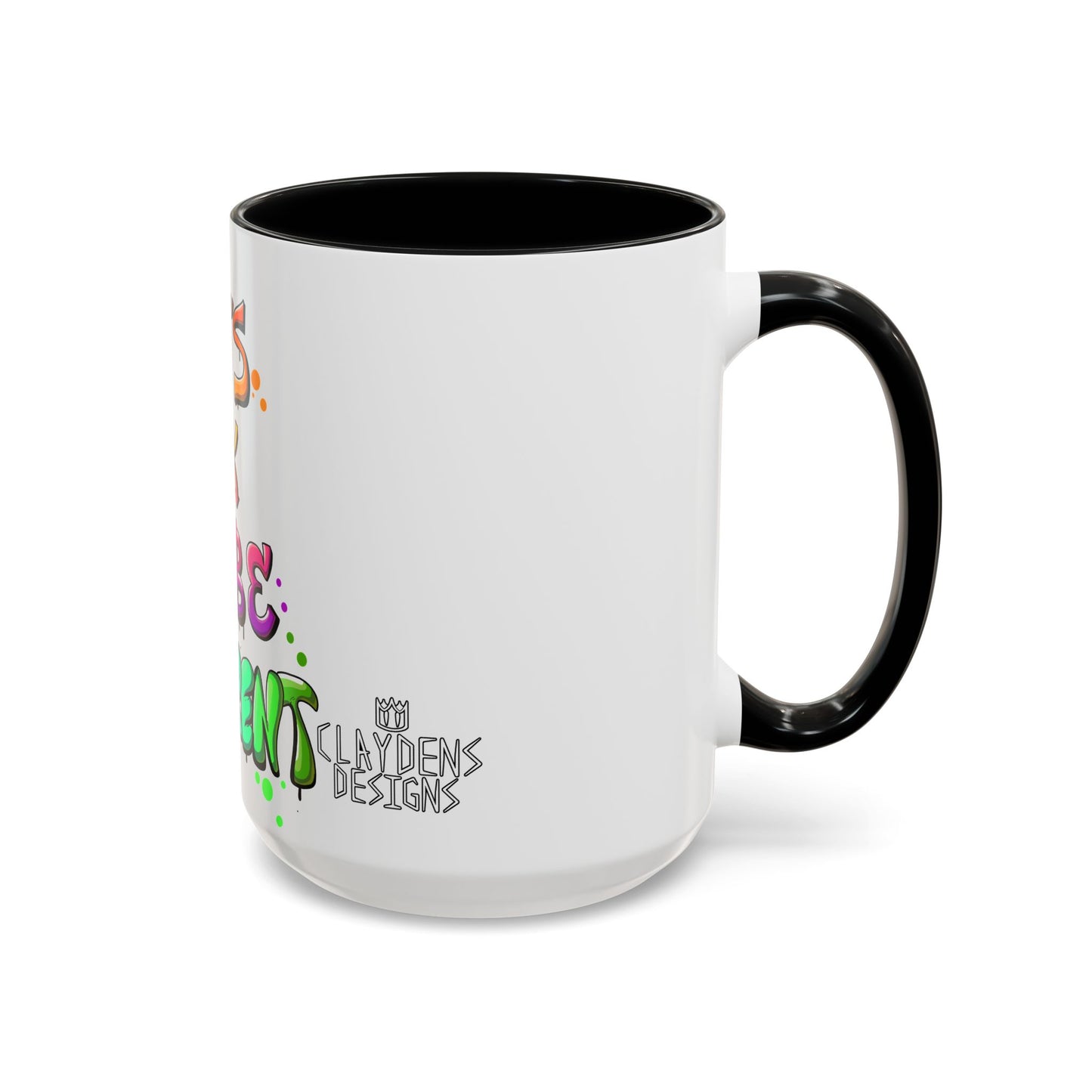 Accent Coffee Mug-Doodle It's OK