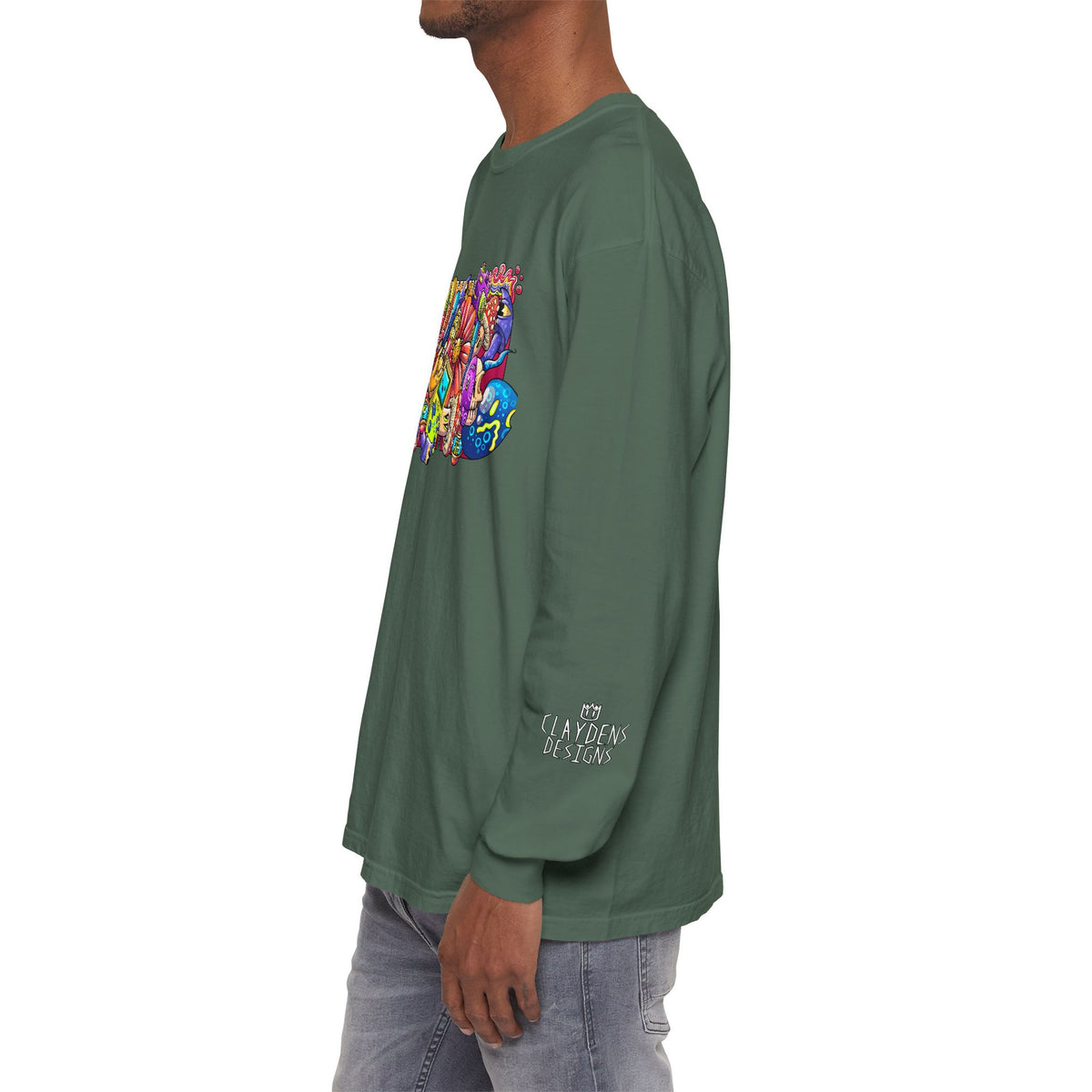 Unisex Garment-dyed Long Sleeve T-Shirt