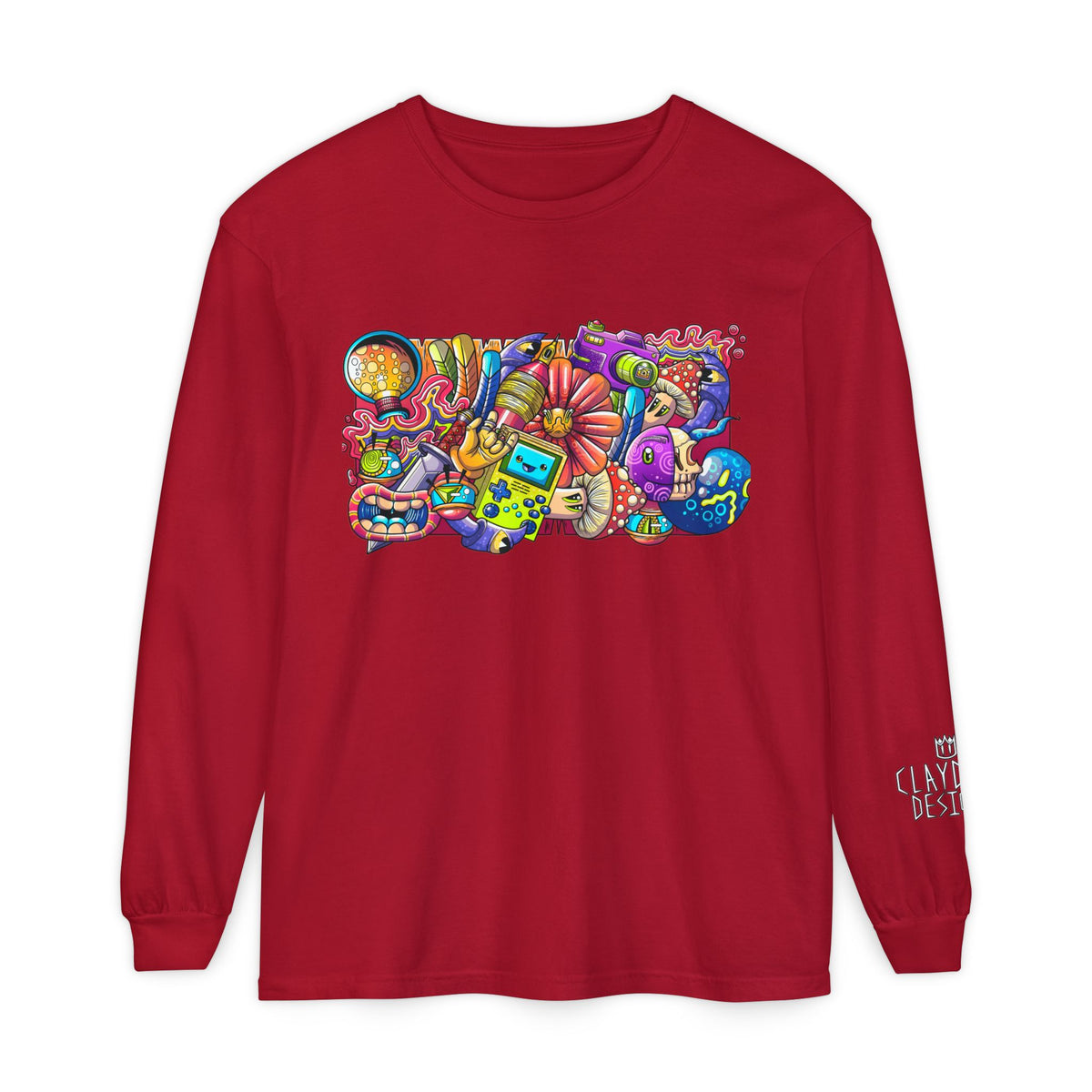 Unisex Garment-dyed Long Sleeve T-Shirt