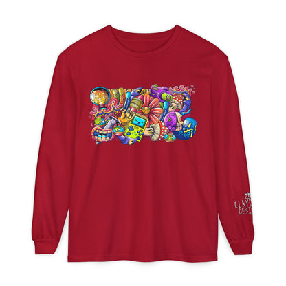 Unisex Garment-dyed Long Sleeve T-Shirt