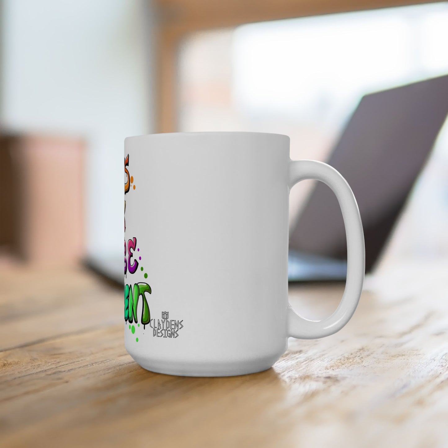 Ceramic Mug, (15oz)