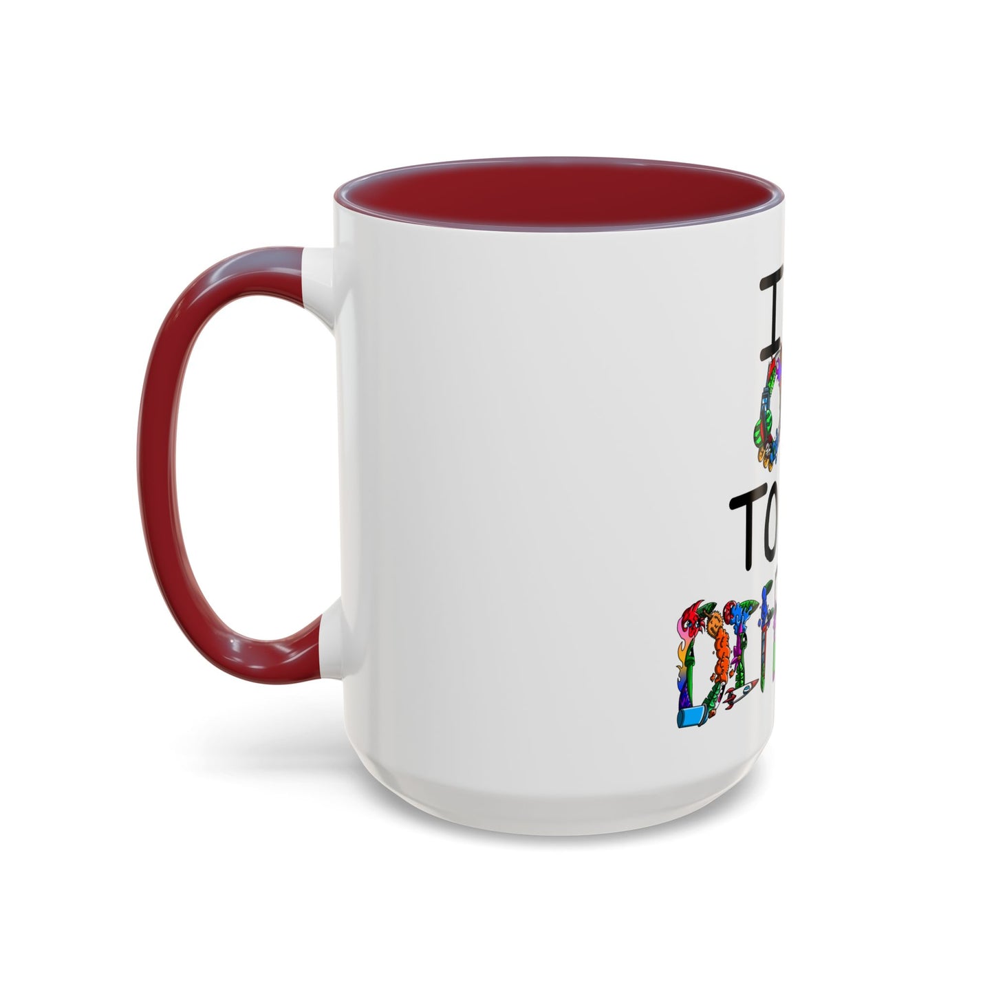 Accent Coffee Mug-Doodle It's OK to be Different