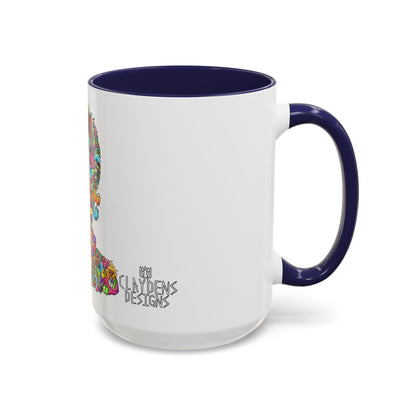Accent Coffee Mug-Doodle Girl