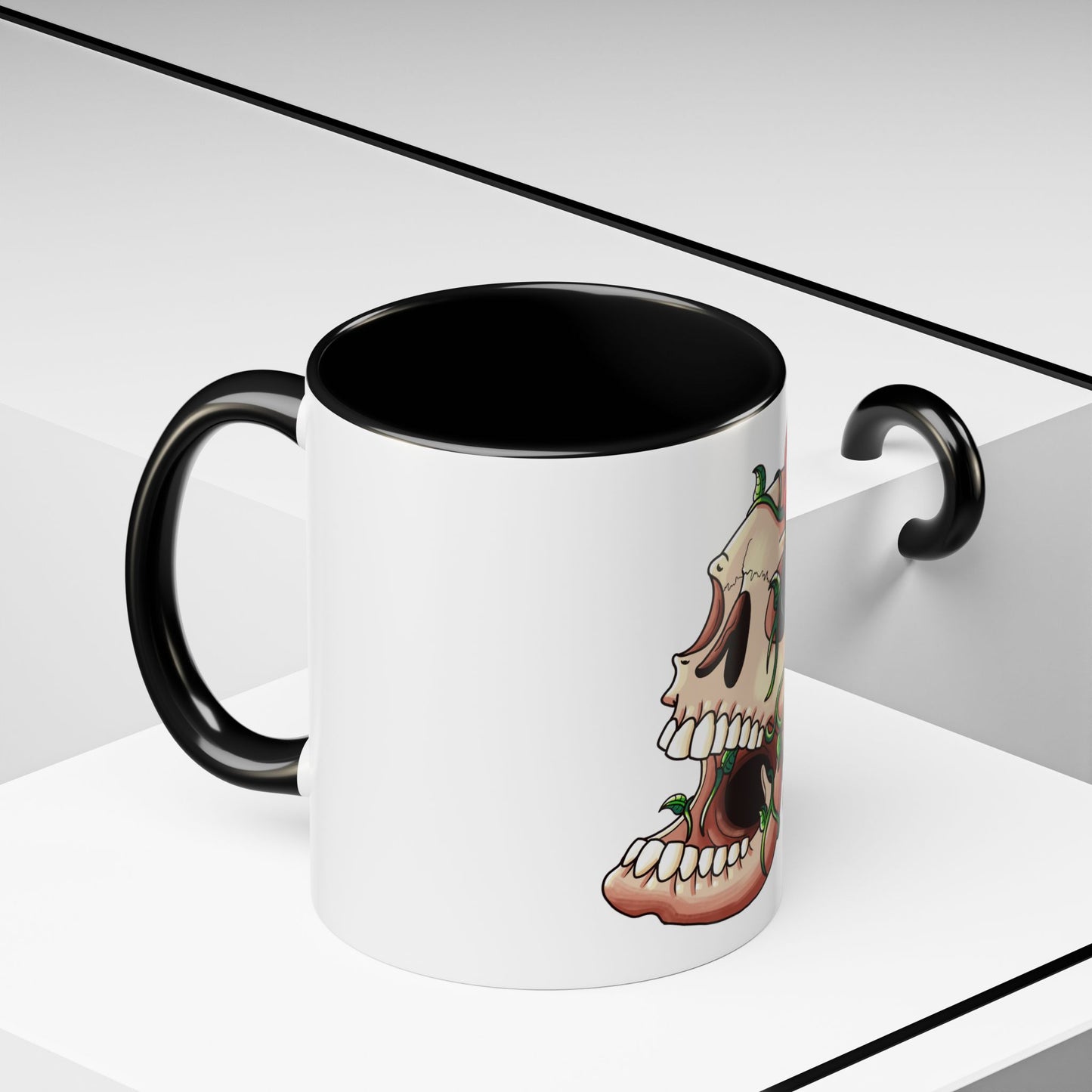 Accent Coffee Mug-Skull design