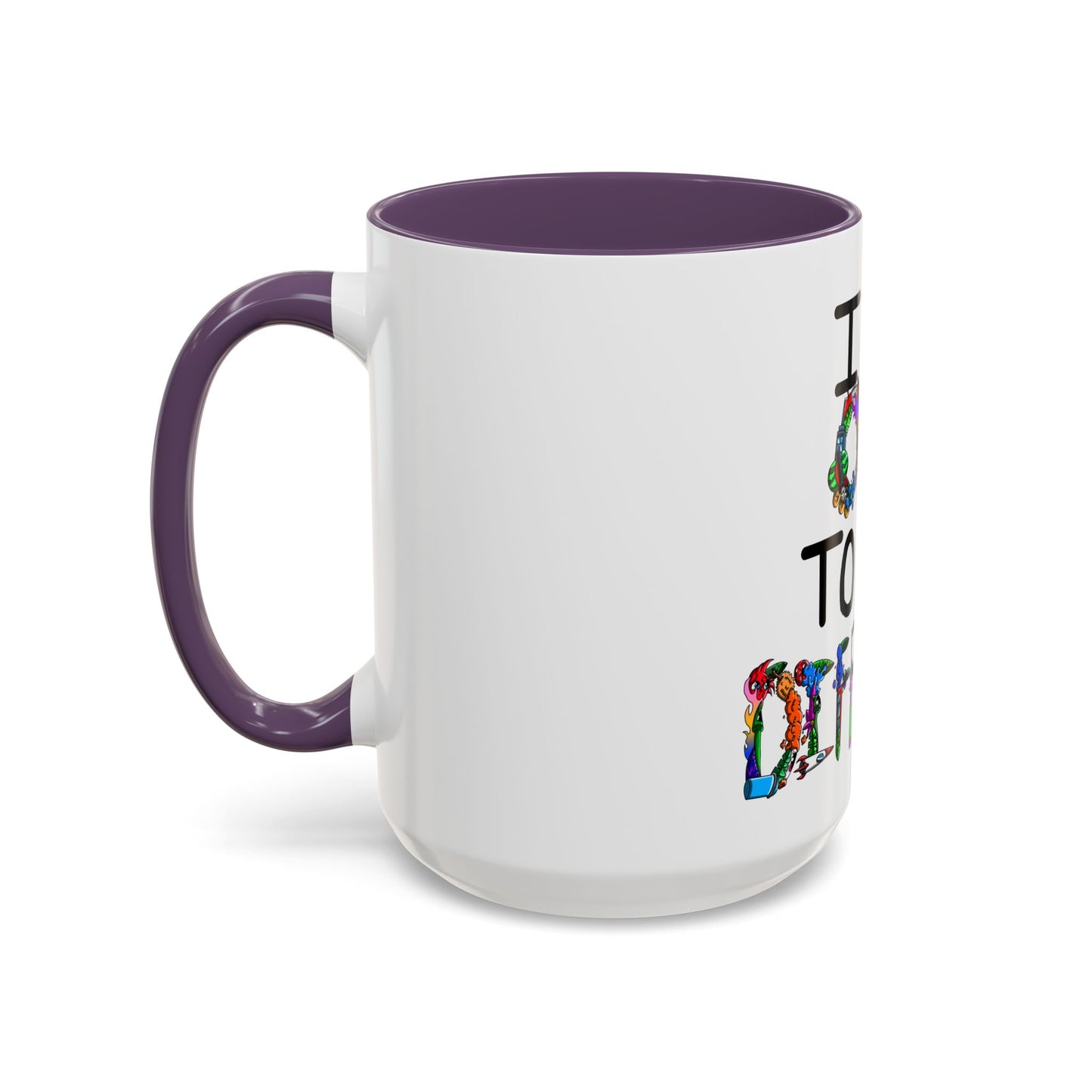 Accent Coffee Mug-Doodle It's OK to be Different