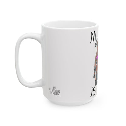 My Family is Nuts Ceramic Mug, (15oz)
