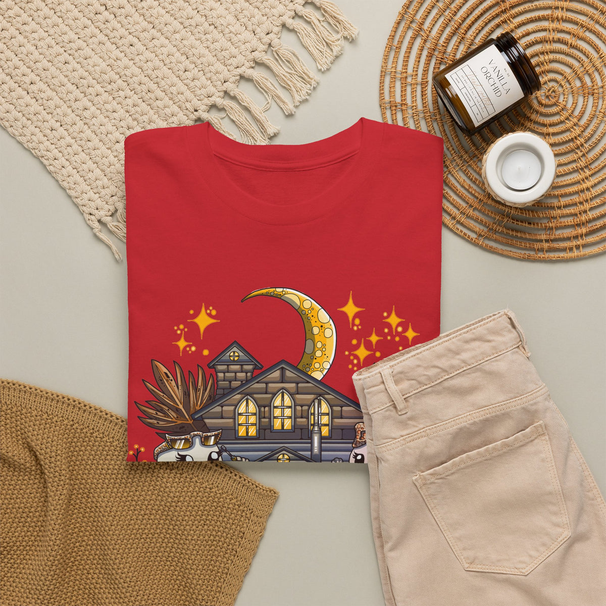Adult Halloween Pumpkin Unisex Heavy Cotton Tee