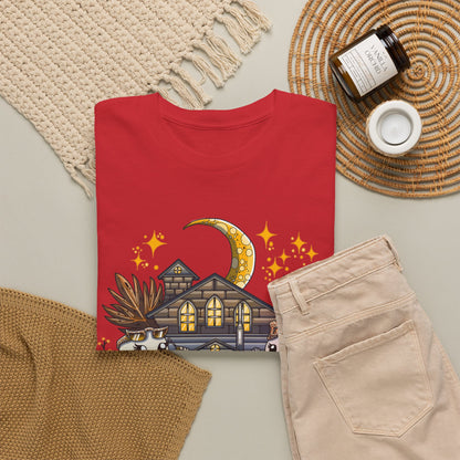 Adult Halloween Pumpkin Unisex Heavy Cotton Tee