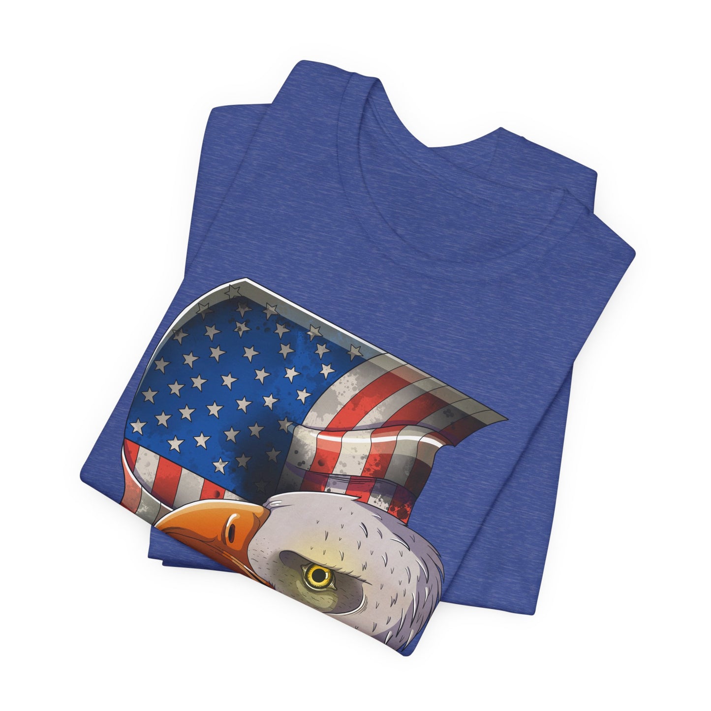 Bella+Canvas Unisex Jersey Short Sleeve Tee with print on sleeve