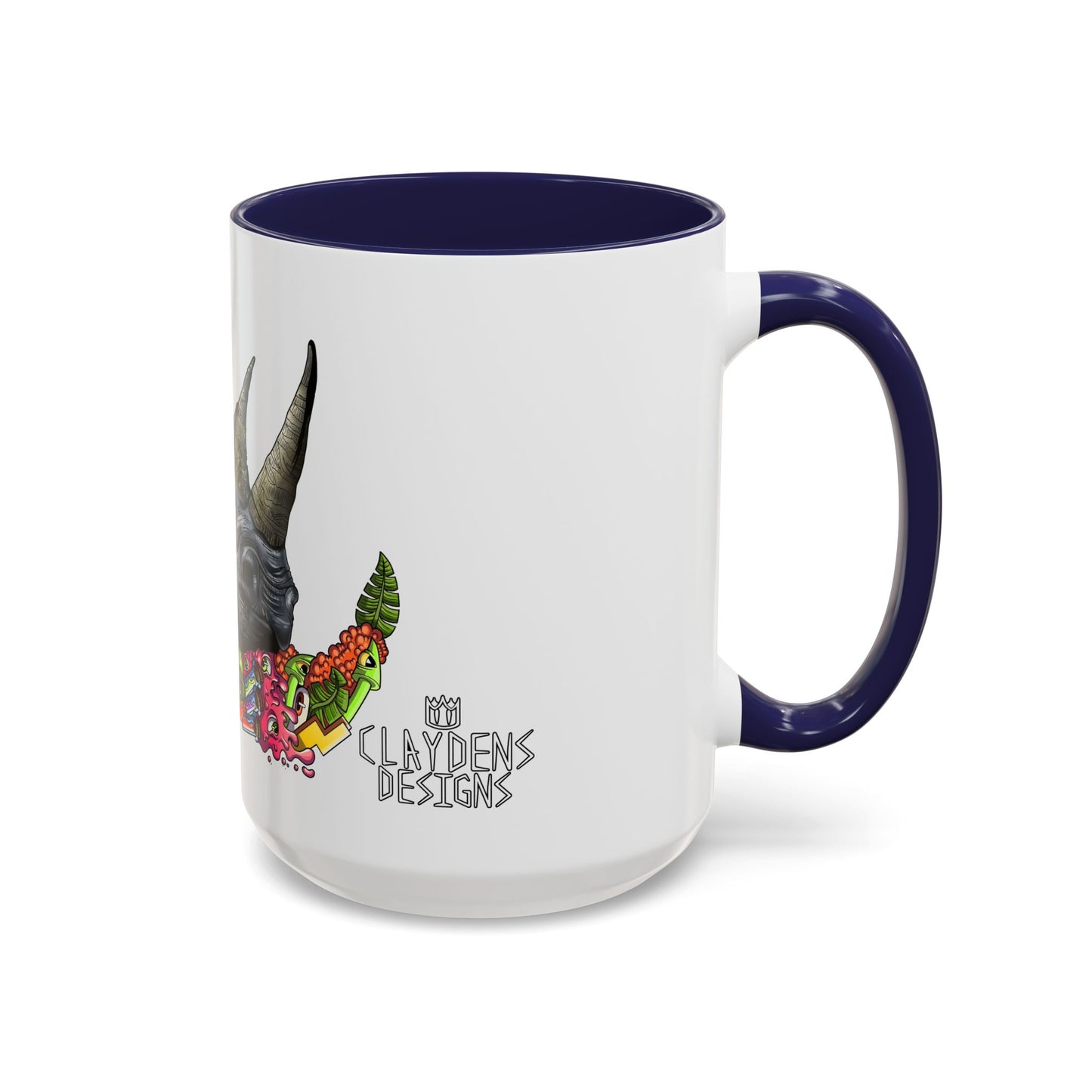 Accent Coffee Mug-Doodle Rhino