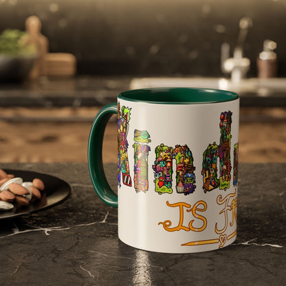 Kindness is Free Colorful Mugs (11oz, 15oz)