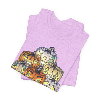 Halloween Pumpkin Unisex Jersey Short Sleeve Tee