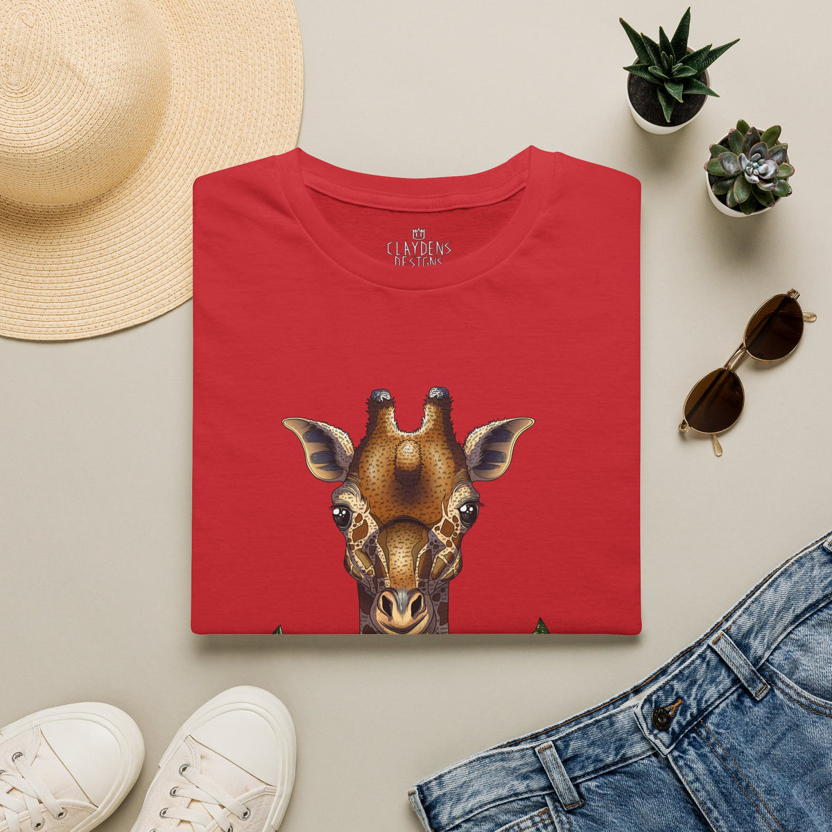 Giraffe Unisex Softstyle T-Shirt
