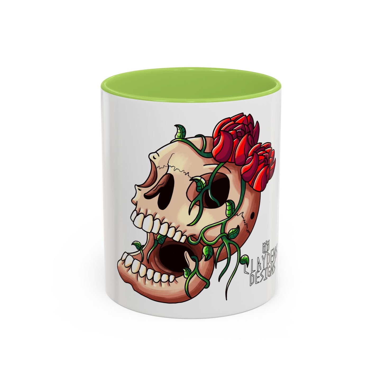 Accent Coffee Mug-Skull design