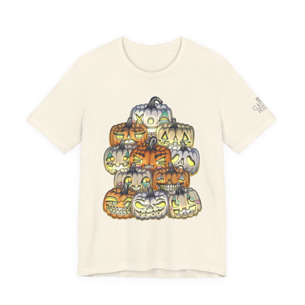 Halloween Pumpkin Unisex Jersey Short Sleeve Tee