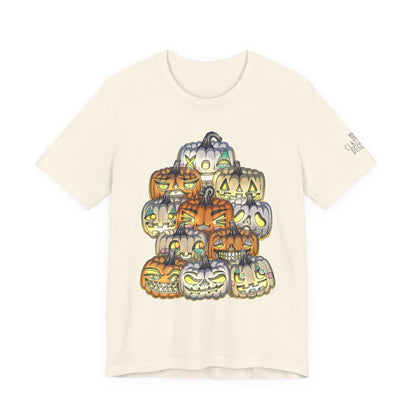 Halloween Pumpkin Unisex Jersey Short Sleeve Tee