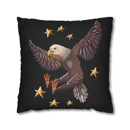 Spun Polyester Square Pillowcase